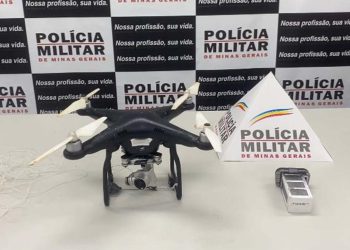 Polícia apreende drone nos arredores do presídio de Valadares