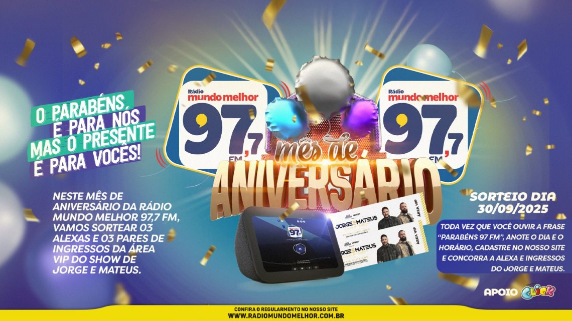 PROMOÇÃO MÊS DE ANIVERSÁRIO