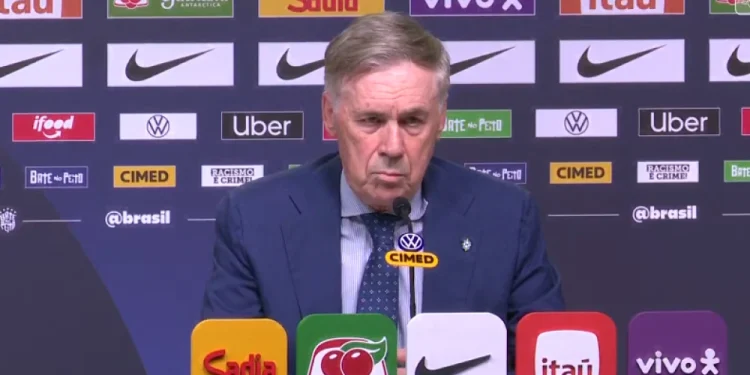 Ancelotti convoca Seleção para amistosos contra França e Croácia e deixa Neymar fora da lista.