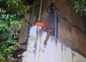 Homem tenta furtar fios elétricos do padrão de uma igreja e é preso, em Valadares