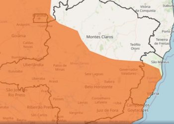 Mais de 80% de MG seguem sob risco de temporais com ventos de até 100 km/h