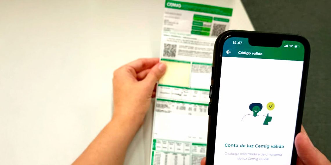 Cemig lança ferramenta para confirmar autenticidade da conta de luz no aplicativo
