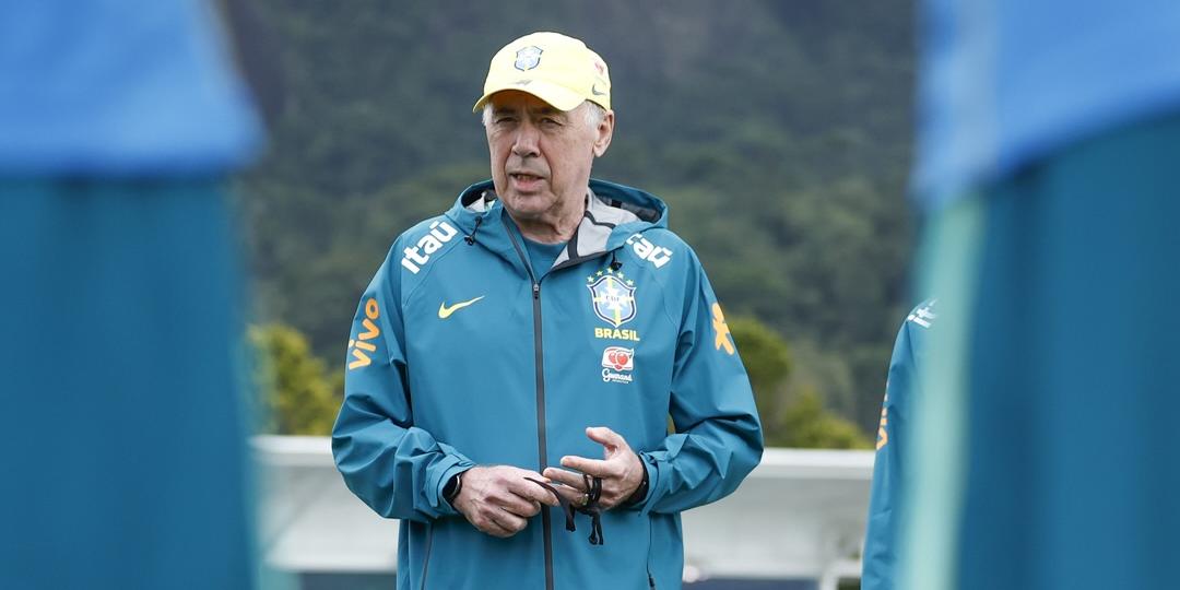 Ancelotti inicia trajetória em Copas do Mundo e busca estreia vitoriosa com a Seleção Brasileira