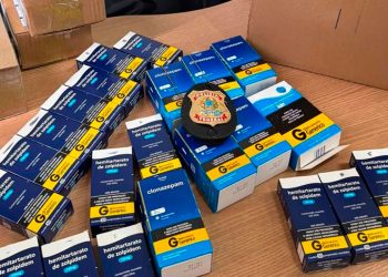 PF apreende carga de medicamento controlado vendido nas redes sociais durante operação