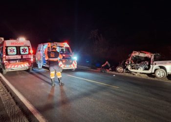 Acidente deixa uma pessoa morta na BR-381, em Santana do Paraíso
