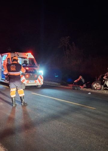 Acidente deixa uma pessoa morta na BR-381, em Santana do Paraíso