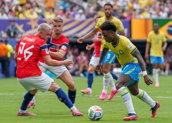 Brasil perde para a Noruega após pênalti desperdiçado por Bruno Guimarães e se despede da Copa