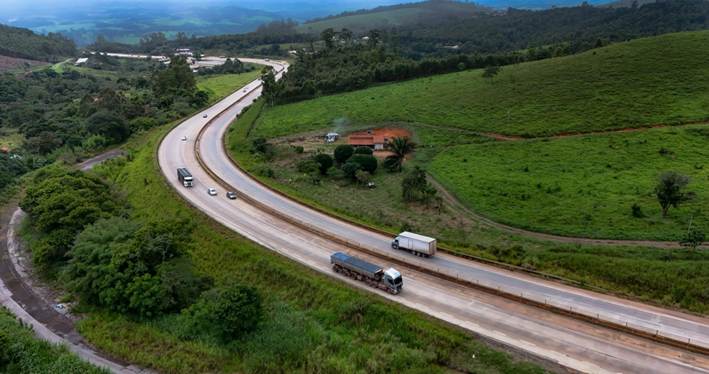 BR-381 terá interdição parcial em Bom Jesus do Amparo para instalação de sistema de pesagem em movimento