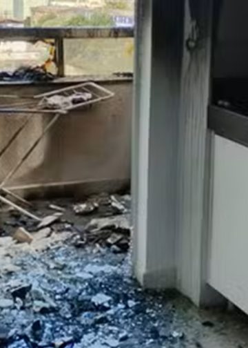 Incêndio destrói parte de apartamento, em Ipatinga