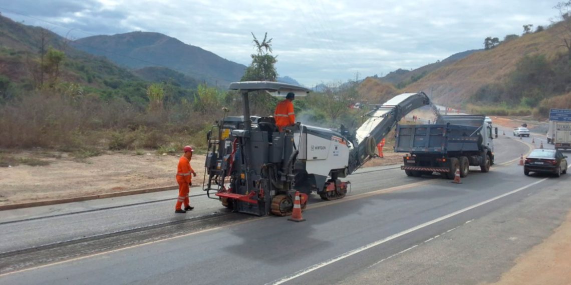 Veja as intervenções de obras na BR-381 nesta semana no Leste de Minas
