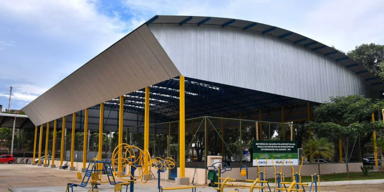 Praça de Esportes em Valadares recebe torneios de vôlei de praia e basquete neste fim de semana