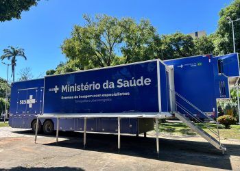 Valadares recebe carreta itinerante de saúde com exames gratuitos de tomografia e ultrassom