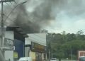 Incêndio atinge loja no bairro Iguaçu, em Ipatinga