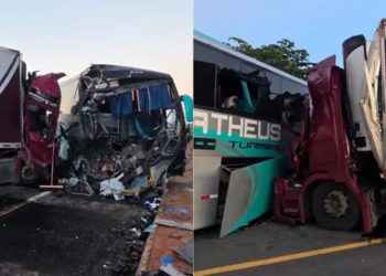 Acidente com 41 feridos na BR-381: motorista de ônibus morre no local