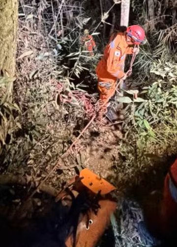 Casal morre após cair de cachoeira, em Coronel Fabriciano